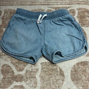 Kids Light Blue Denim Stretch Shorts